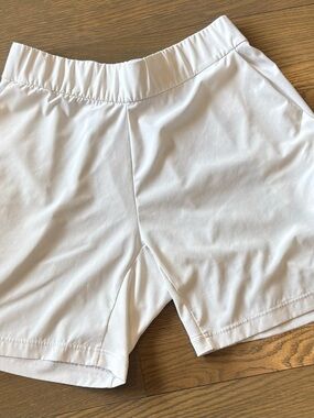 adidas Men's White Medium Athletic Shorts